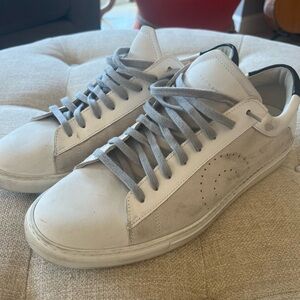 Oliver Cabell Low 1 | Sea Salt Mens Sneakers